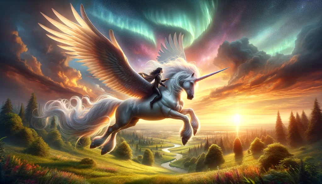 Riding an Alicorn